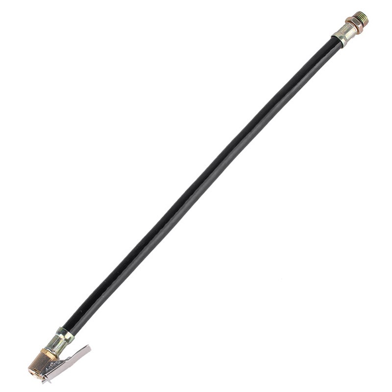 14.6 Inch Male Thread Rubber Inflating Hose Air Tire Bicycle Pump Inflator C6W1